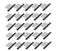 HEALEEP 25pcs Wig Clips with Teeth Design for Secure Wig Caps Easy to Sew Hair Combs Professional and Personal Use Durable Hair Accessories