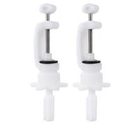 HEALEEP 2pcs Adjustable Mannequin Head Holder for Hairdressing Training