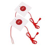 HEALEEP 2pcs Elderly Help Button Wall Mounted Sos Alert Button for Patient Emergency Call Elderly Emergency Call Home Caregiver Pager