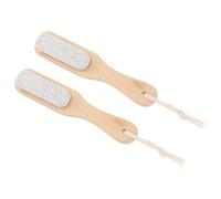 HEALEEP 2pcs Foot Grinding Tool with Synthetic Material and Comfortable Grip, Dead Skin Remover for Professional Use, Exfoliating Foot Scrubber Brush Revealing Smooth Skin
