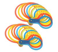 HEALEEP 2pcs Fruit Classification Vegetable Ruler Tomato Measuring Circles Plastic Sturdy Material Easy to Use Grading Design for Vendors and Farmers