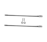 HEALEEP 2Pcs Reclining Chair Footrest Accessory Foot Rest Stool for Home Office Gaming Electroplated Footplate for Enhanced Leg Comfort Easy Portability