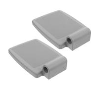 HEALEEP 2pcs Wheelchair Footrest Replacement Gray Elevating Leg Rest for Elderly Disabled Athletes Durable Lightweight Foot Support for Wheelchair Brands Easy to Install Safety Footrest