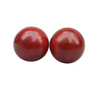HEALEEP 2pcs Wood Hand Massage Ball Roller for Stress Relief and Exercise, Lightweight Plastic Material Suitable for Meditational Therapy