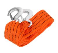 HEALEEP 3 Ton 3 Meter Heavy Duty Tow Strap Car Tow Dolly Towing Strap with Hook High Load-bearing Capacity Pp and Aluminum Alloy Material for Vehicle Rescue Operations