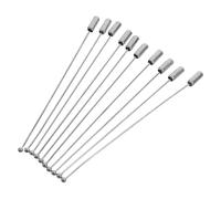 HEALEEP 30pcs Brooch Safety Pins Stainless Steel Pins for Scarf Hat Jewelry Making Long Boutonniere Brooch as Stick Accessories for Craft DIY Project