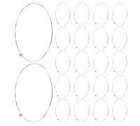 HEALEEP 30pcs Individual Acoustic Guitar Strings High E-1st Stainless Steel Spare Strings for Guitar Musicians and Beginners with Consistent Tension and Neck Pressure Prevention, Suitable