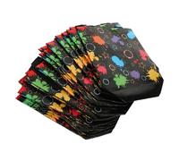 HEALEEP 30pcs Non Woven Reusable Grocery Bags with Handles Durable Tote Bags for Shopping Portable Storage for Everyday Use and Practical Design