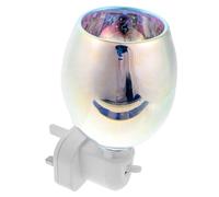 HEALEEP 3d Colorful Wax Melt Lamp Electric Aroma Burner with Uk Plug Ac230v, Home Essential Oil Burner Night Light for Indoor Romantic Atmosphere