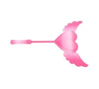 HEALEEP 3D Printed Pink PVC Fairy Wing Credit Card Wand Holder for Contactless Payment with Fixed Card Feature, for Parking and Commuting, Designed