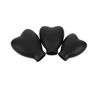 HEALEEP 3pcs Makeup Brush Protective Covers Silicone Travel Organizers for Lip Brush Care and Lost Design Easy to Clean and Store for Outdoor Use