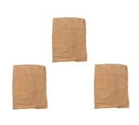 HEALEEP 3pcs Multi-Functional Linen Burlap Pouches Home Onion Storage Pouches Breathable Design for Family Storage and Protecting Plants from Cold and Frost