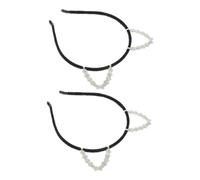 HEALEEP 3pcs Rhinestone Cat Ears Headband Set with Dazzling Sparkle and Use, Polyester and Zinc Alloy Material, for Halloween and Parties, Stylish and Playful Hair Accessories