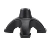 HEALEEP 4-legged Walking Stick Feet Cover Rubber Anti-skid Black Leg Cap Free from Extraneous Odor for Chair and Walking Stick Use on Wet Earth and Hiking