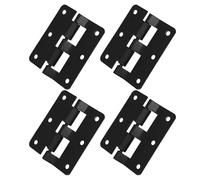 HEALEEP 4Pcs Flight Case Hinges Removable Metal Lift Off Hinges for Cabinet Doors and Small Wooden Boxes Suitable for Craft Cases