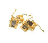 HEALEEP 4pcs Replacement Musical Mechanism Crank Music Box Mechanism Metal Stable Performance Accurate Pitch DIY Travel