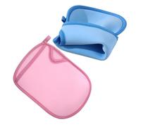 HEALEEP 4pcs Skin Scrubbing Gloves Bath Mittens for Boys and Girls, Soft Exfoliating Shower Mitts Foam, Skin-friendly Reusable Bath Gloves for Gentle Children's Bathing