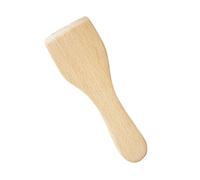 HEALEEP 4pcs Small Beech Wood Butter Spatulas Non-Scratch Wooden Turner for Cooking Baking and Raclette Use Eco-Friendly Kitchen Utensils with Smooth Polished Finish