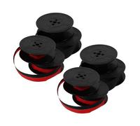 HEALEEP 4pcs Typewriter Ink Spool Ribbon Manual Typewriter Spool Ribbon Sturdy Nylon Material Easy Installation Compatible with Gr9 1009fn 1066fn Ne800 Ne3000 for Documentation Use