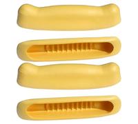 HEALEEP 4pcs Universal Crutch Underarm Pads with Anti-Slip Structure for Walking Stability, Made of Sturdy TPR Material, for Homes and Healthcare Settings