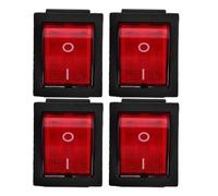 HEALEEP 4pcs Versatile Engine Switch Generator Control Rocker Switch Heat Resistant Impact Resistant Sturdy Pa Copper Material Essential Generator Accessory for Industrial Applications