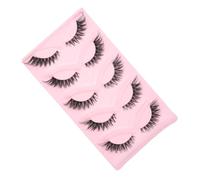 HEALEEP 5 Pairs Eyelash Strips Lightweight False Eyelashes Extensions DIY Classic Curved Lashes for Daily Makeup and Stage Use Comfortable Soft Material