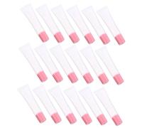 HEALEEP 50pcs Lip Balm Tubes 15g Lightweight Plastic Refillable Lip Pomade Containers Easy to Squeeze Lipstick Tubes for Handmade and DIY Packing