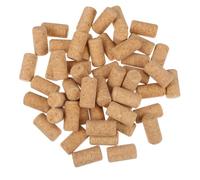 HEALEEP 50pcs Natural Cork Wine Bottle Stoppers Replacement Bottle Cork Plugs for Wine Preservation Home DIY Decoration Safe and Practical
