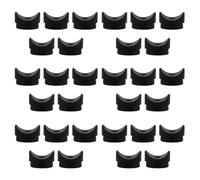 HEALEEP 50pcs Plastic Curved Spacer Washers for Walker Mobility Aid Arch Washers for Wheelchairs Duckbill Pipe Connector Id X Od Noise Reduction for Assembly