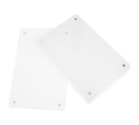 HEALEEP 5pcs Acrylic Magnetic Pricing Tag Holder Acrylic Material Modern Minimalistic Style Resistant to Wear Easy Information Update for Desk and Home Use