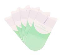 HEALEEP 5pcs Eyelash Curler Grafted Eyelash Ruler Plastic and Paper Lightweight Measuring Tool Light Green Convenient and Practical Enhance Efficiency for Personal Use and Beauty Salons