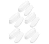 HEALEEP 5pcs French Powder Box for Nail Dipping Manicure Tool Storage Box Portable Dipping Powder Container for French Extension Nail Forms and Easy Manicures