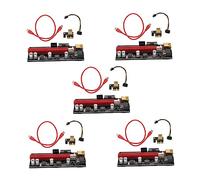 HEALEEP 5sets Pci-e to Adapter Extension Cable for Mining of Graphics Card Riser Cable Compatible
