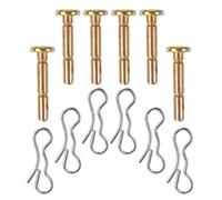 HEALEEP 6 Sets Snow Blower Cotter Pins Replacement Accessories Made of Stainless , Easy to Use and Designed to Protect the Gear Box, for Snow and Snowblower Maintenance
