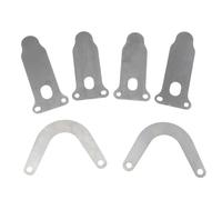 HEALEEP 6pcs Air Compressor Valve Plates Set U-Shaped and Tongue-Shaped Cast Iron Valves for Silent -Free Pumps Replacement Parts Kit