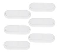 HEALEEP 6pcs Car Shaped Drawer Lock Boy Girl Safety Lock for Refrigerators Cabinets and Vehicles Easy Installation Material White