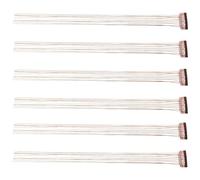 HEALEEP 6pcs Hair Tinsels Hair Extensions Sparkling Natural Stylish Pet Iron Material Easy to Use Can Be Cut Women Daily Wear Christmas