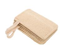 HEALEEP 6pcs Natural Loofah Dishwashing Sponges for Kitchen Cleaning Thick and Easy to Use Sponge Scrubbers Beige Eco-Friendly Dish Loofah for Kitchen Cleaning