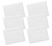 HEALEEP 6pcs Pvc Self-adhesive Card Holder Sleeve for Documents and Notes, Sturdy and Comfortable Plastic Protector Suitable for Warehouse Shelves and Mechanical Equipment