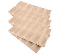 HEALEEP 6pcs Shockproof Paper Wine Bottle Holder Rack Small Stable Design Wine Display Stand for 6 Bottles Red Packaging Protective Molded Paper Tray Suitable for Gift Boxes