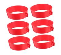 HEALEEP 6pcs Traffic Cone Connectors Kit Chain Connector for Parking Lots and Construction Sites Easy Setup Safety Road Barrier Cones Accessory