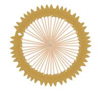 HEALEEP 70pcs Glitter Cupcake Toppers Wood and Paper Dessert DIY Decorations Reusable Star Shaped Cake Picks for Birthday Party Cake Decor Random Style