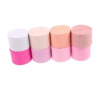HEALEEP 8 Rolls Crepe Paper Streamers Colorful Pastel Party Decorations for Birthday Wedding DIY Craft Textured Paper for Backdrop Living Wall Decoration