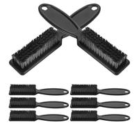 HEALEEP 8pcs Barber Brush Cleaning Brush for Hair Clippers with Comfortable Handle Soft Nylon Bristles Gentle on The Skin Plastic Material Professional Barber Shop Tools for Neck and Beard