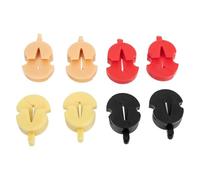 HEALEEP 8pcs Rubber Violin Practice Mute for Beginners Flexible and Easy to Disassemble Violin Silencer Conforms the Shape and Curvature for Home Practice and Quiet Rehearsals