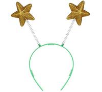HEALEEP 8pcs Sequined Star Headbands for Party Headwear Decorative Hair Accessories Multipack for Costume Banquet Stage Performance Unique Photo Props Gift