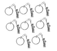 HEALEEP 8pcs Statue of Liberty Keychains Patriotic of July Party Favors Usa Souvenirs Bag Pendants Lucky for Independence Day Celebration