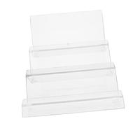 HEALEEP Acrylic Desktop Wallet Display Stand Organizer Rack for Handbags Purses Mobile Phones More for Home Shop Retail Use