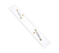 HEALEEP Acrylic Navigation Parallel Ruler 450Mm for Chart Plotting and Coastal Piloting Applications