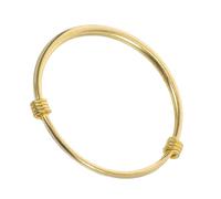 HEALEEP Adjustable Copper Plated Push-pull Cuff Bangle for Golden Open Design Bracelet Fashionable Jewelry for Boys Stylish Accessory for Daily Wear and Special Occasions